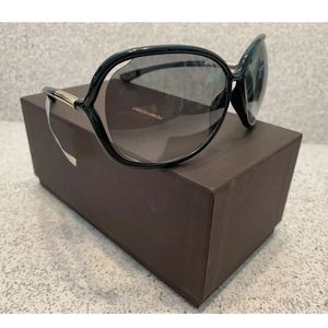 TOM FORD “RAQUEL” BLACK GRADIENT SUNGLASSES NWT